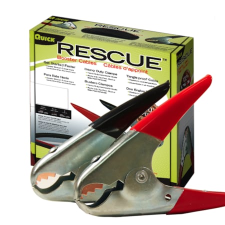 Quickcable Booster Cable, 4 Ga, 20ft., 500A 602226-001